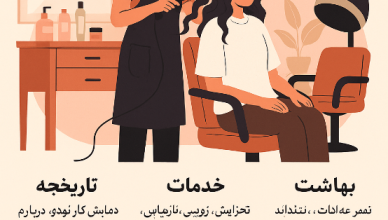 آرایشگاه زنانه + دنیای زیبایی، هنر و تخصص