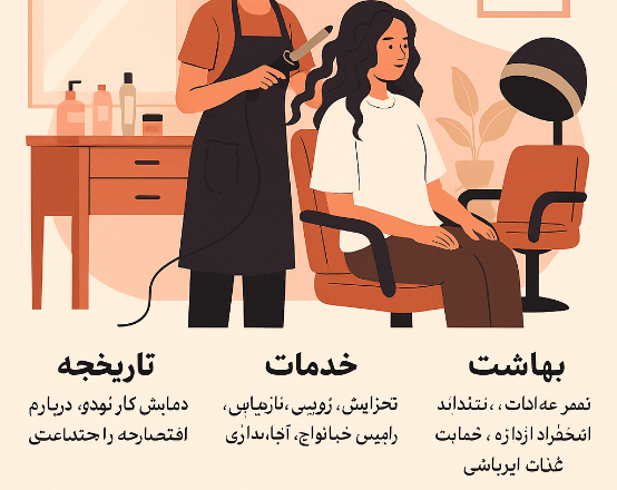 آرایشگاه زنانه + دنیای زیبایی، هنر و تخصص